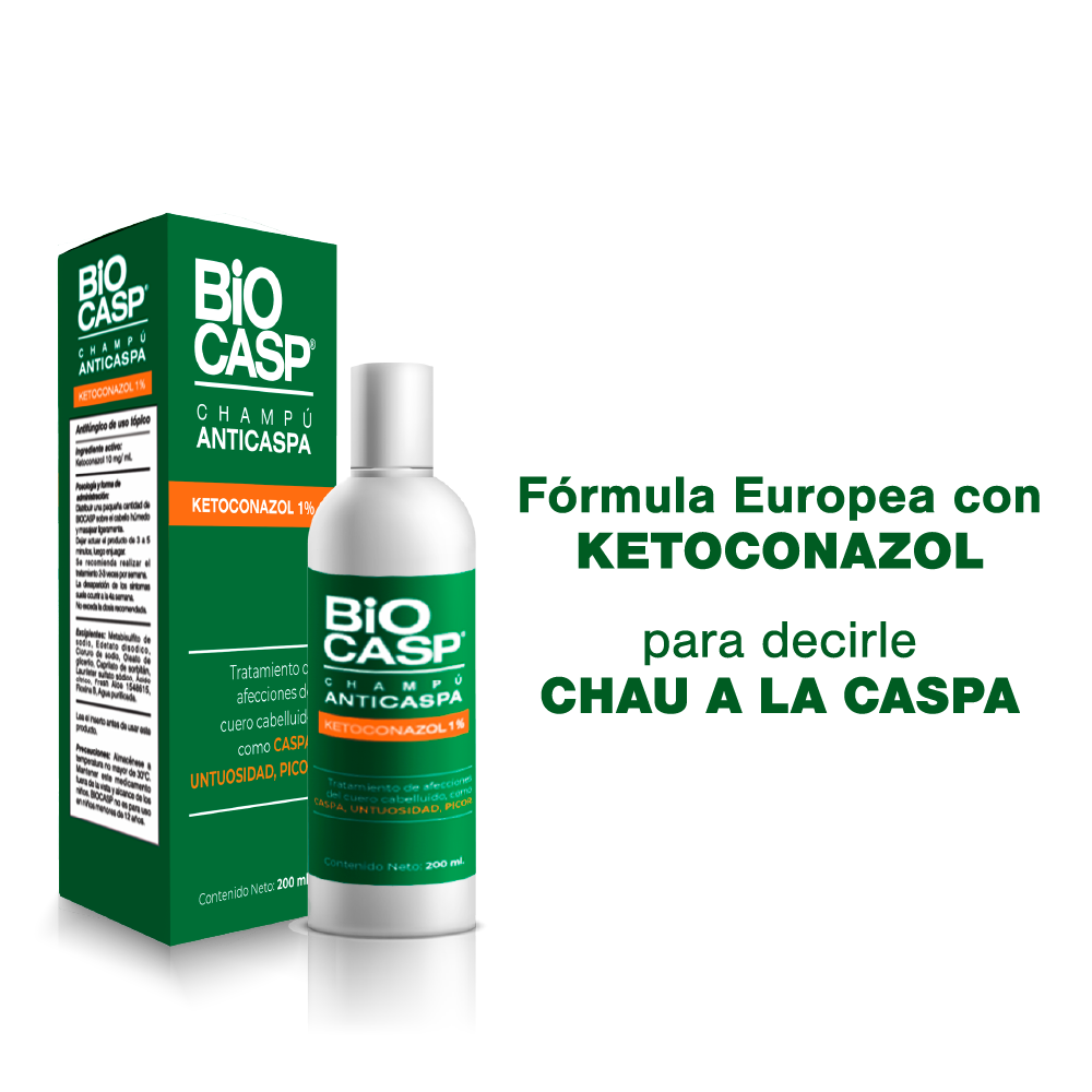 Biocasp 1% Champ&uacute; Anticaspa - Frasco 200 ML, , large image number null