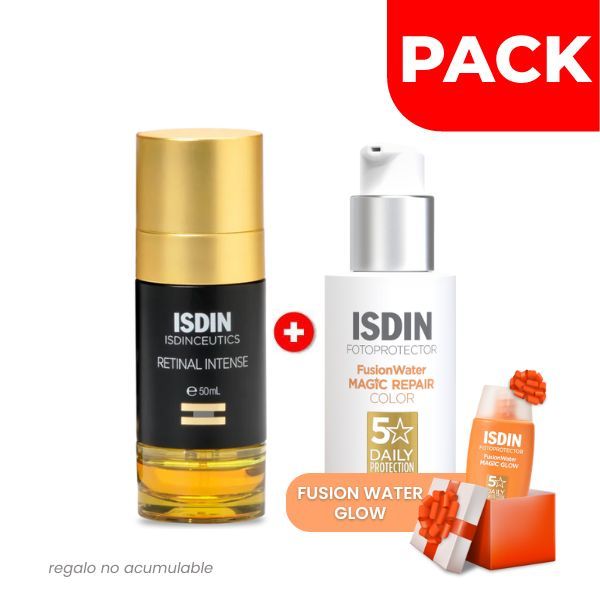 FotoUltra Isdin Fusion Water Magic Repair Color 50 ML & Isdinceutics Retinal - Pack 2 UN, , large image number null