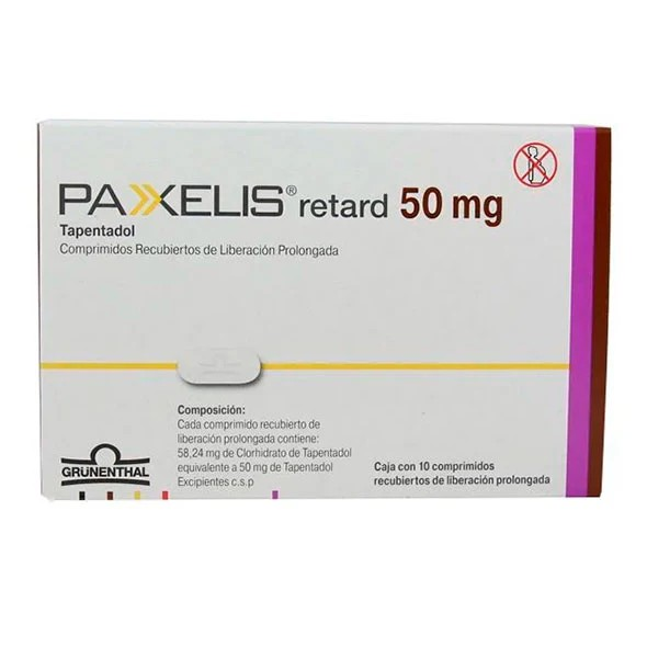 Paxelis&reg; Retard 50Mg Comprimido recubierto de Liberaci&oacute;n prolongada - Caja 10 UN, , large image number null