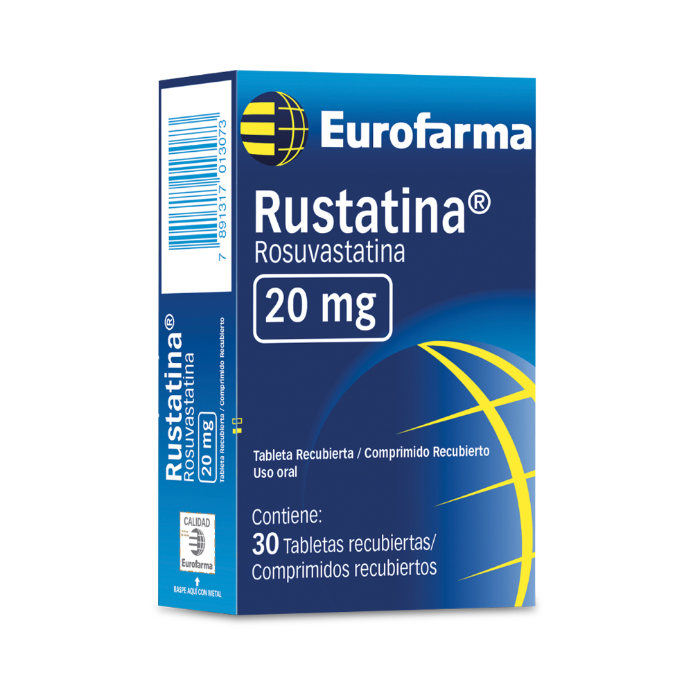 Rustatina 20 MG - Caja 30 Comprimidos, , large image number null
