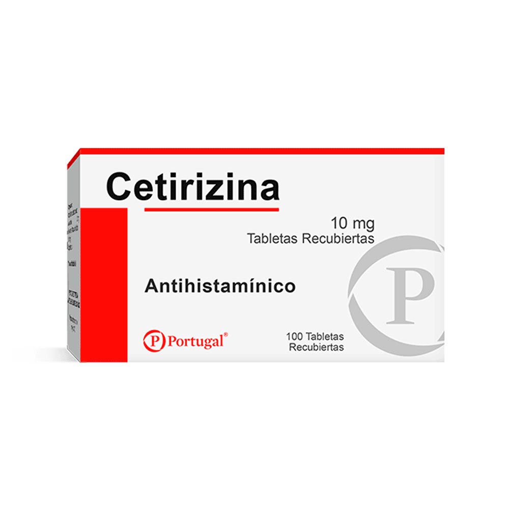 Cetirizina 10 Mg Tableta - Caja 100 UN, , large image number null