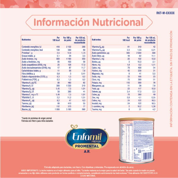 Enfamil Promental AR- Lata 400g, , large image number null