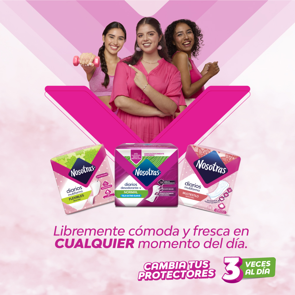 Nosotras Protectores Diarios Desodorante - Bolsa 15 UN, , large image number null