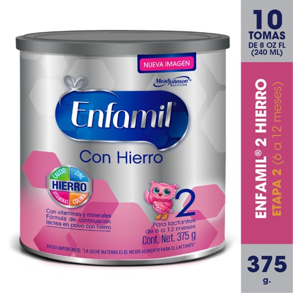 Enfamil con Hierro Etapa 2 - Lata 375 G, , large image number null