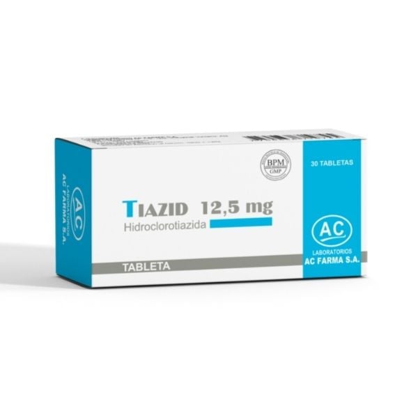 Tiazid 12.5 Mg Tableta - Caja 30 UN, , large image number null