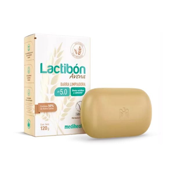 Lactibon Avena Jab&oacute;n - Barra 120 G, , large image number null