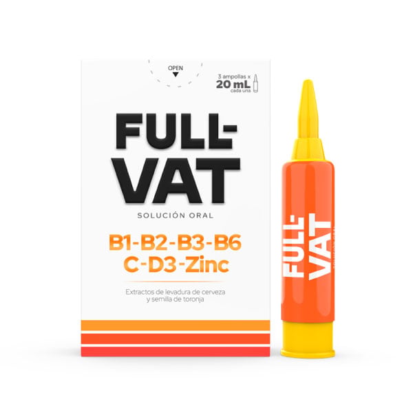 Full-Vat Soluci&oacute;n oral - Caja 3 Ampollas, , large image number null