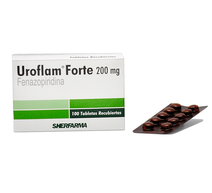 Uroflam Forte 200mg Tabletas - Caja 100 UN, , large image number null