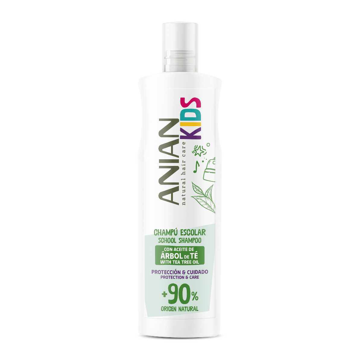 Shampoo Escolar Anian Kids - Frasco 400 ML, , large image number null