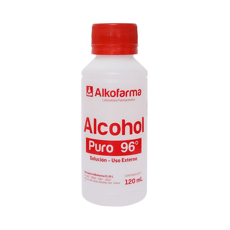 Alcohol 96&deg; Alkofarma - Frasco 120 ML, , large image number null