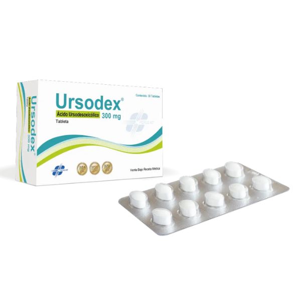 Ursodex 300 mg Tabletas - Caja 30 UN, , large image number null