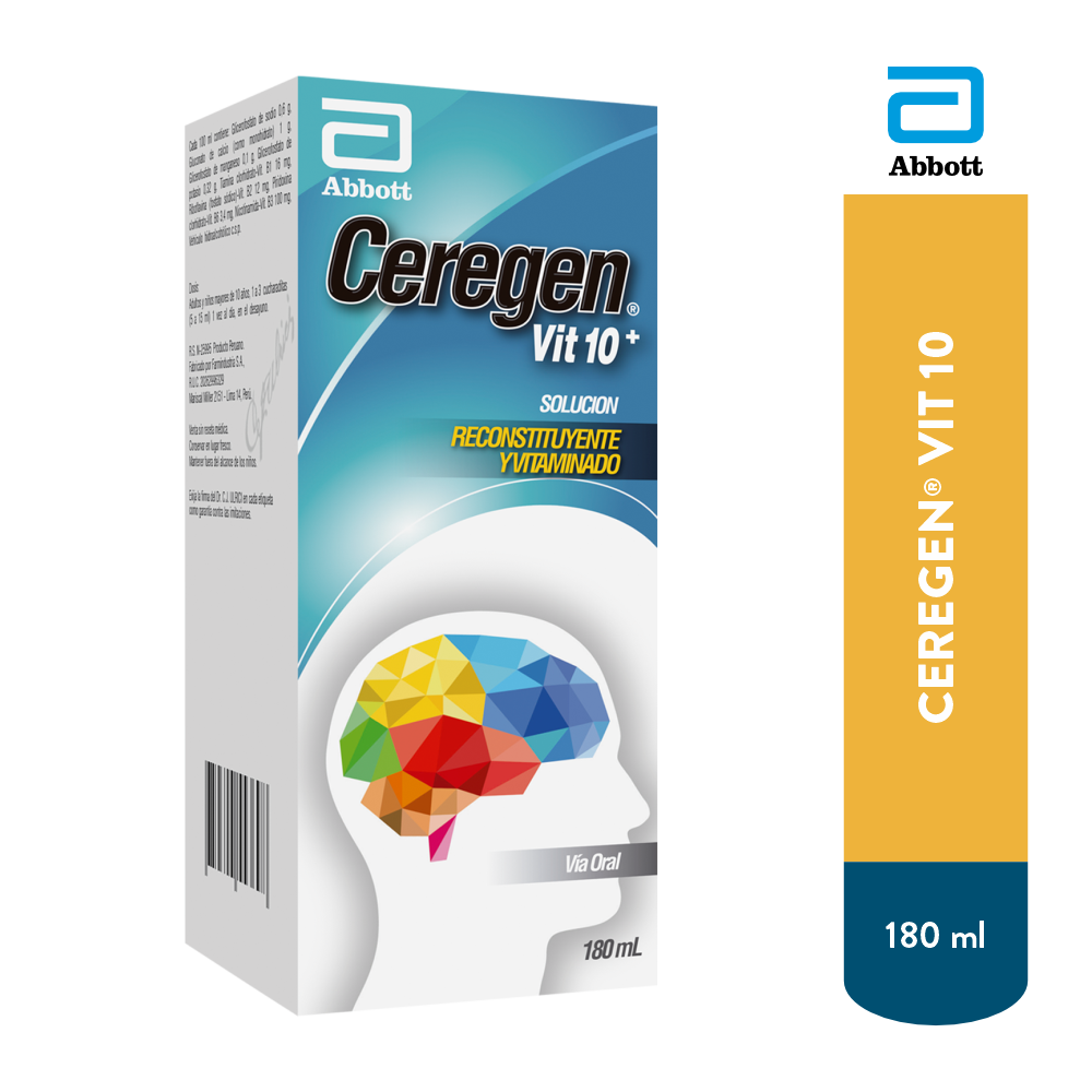 Ceregen Vit-10 - Frasco 180 Ml, , large image number null