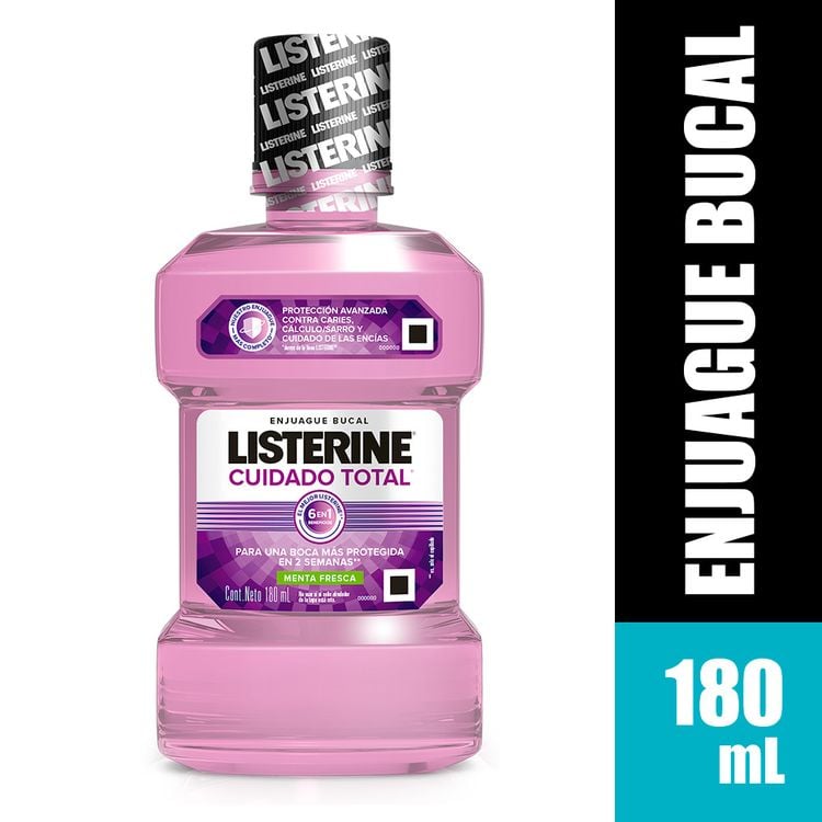 Enjuague Bucal Listerine Cuidado Total - Frasco 180 ML, , large image number null