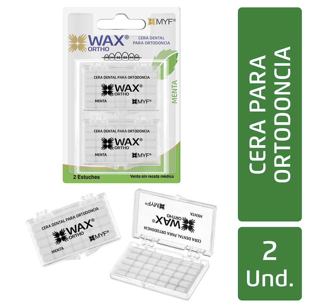 Wax Ortho Cera Protectora Para Ortodoncia - Blister 2 UN, , large image number null