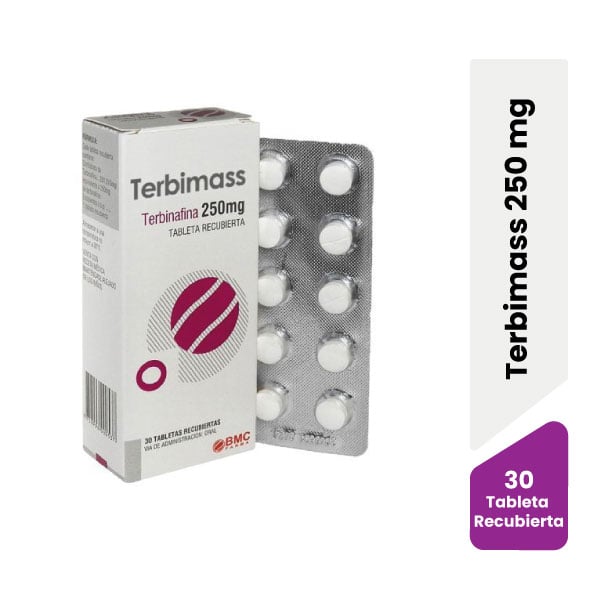 Terbimass 250 Mg Tabletas Recubiertas - Caja 30 UN, , large image number null