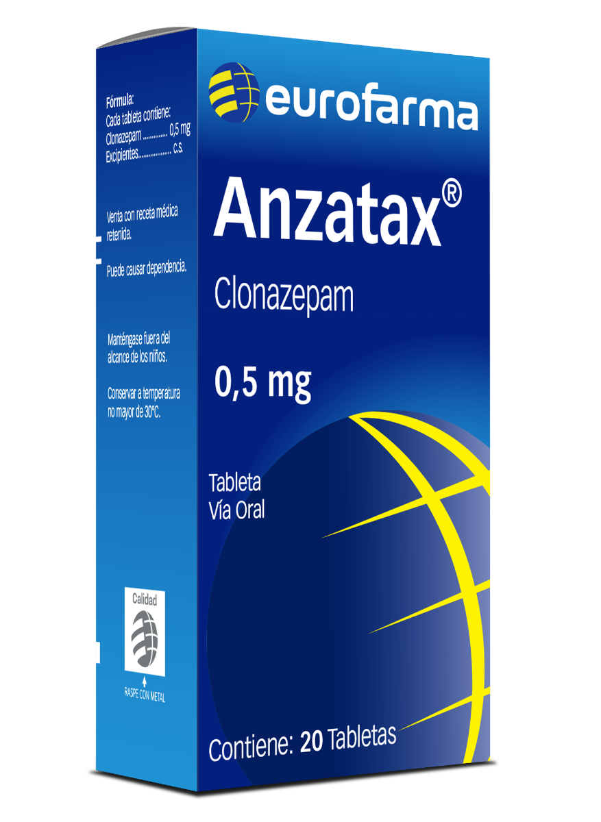 Anzatax 0.5 Mg Tableta - Caja 20 UN, , large image number null