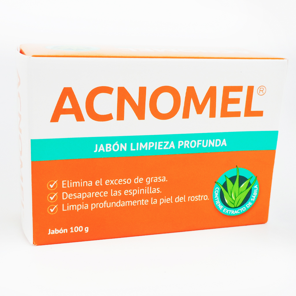 Jab&oacute;n Acnomel - Barra 100 G, , large image number null