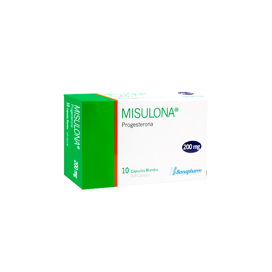 Misulona 200mg C&aacute;psulas Blandas - Caja 10 UN, , large image number null