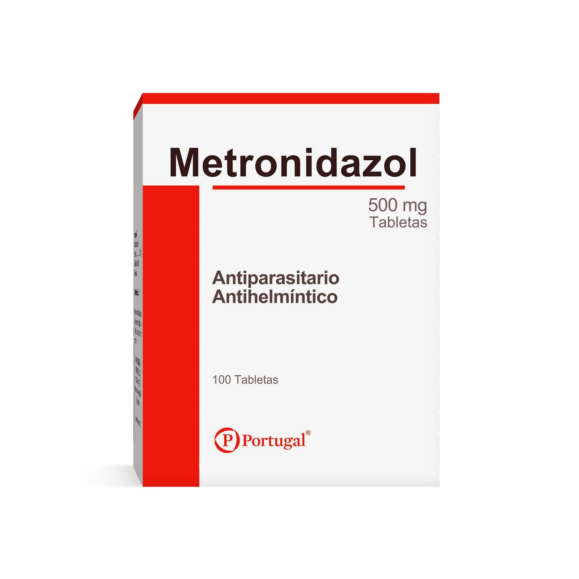 Metronidazol 500 Mg Tableta - Caja 100 UN, , large image number null