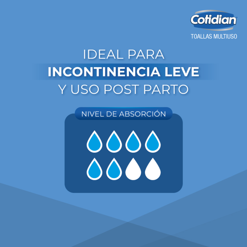Toallas Multiuso Cotidian Ap&oacute;sito Talla U. - Bolsa 20 UN, , large image number null