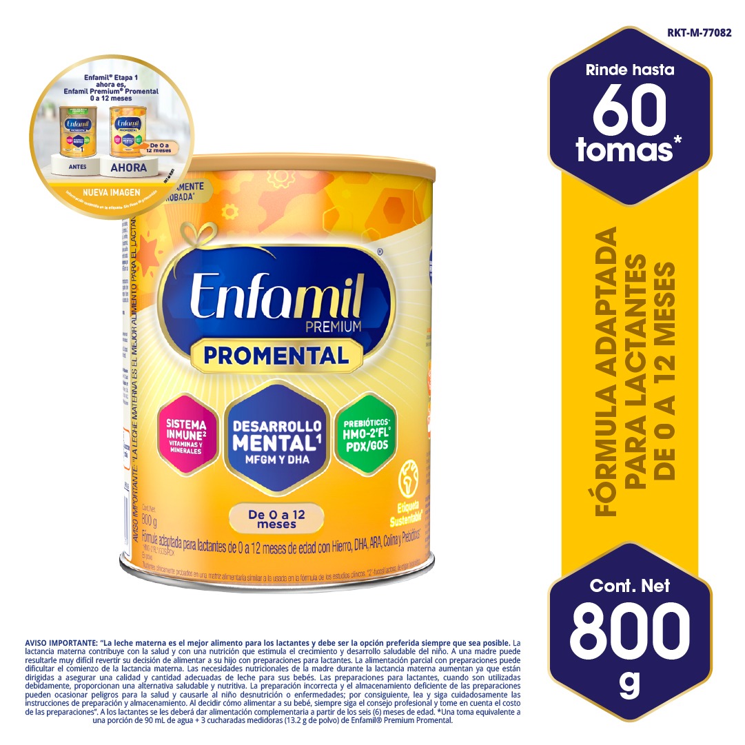 Enfamil Premium Pro Mental De 0 a 12 meses - Lata 800 G, , large image number null