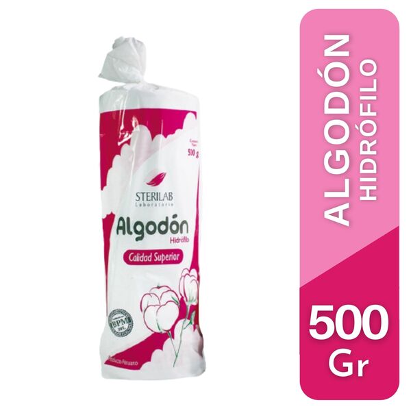 Algod&oacute;n Sterilab - Bolsa 500 G, , large image number null