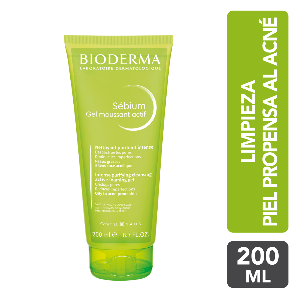 Bioderma Sebium Moussant Actif T - Frasco  200 ML, , large image number null