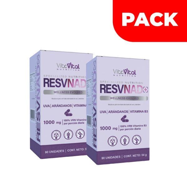D&uacute;o Pack Vita Vital Resvnad - Frasco 90 UN, , large image number null