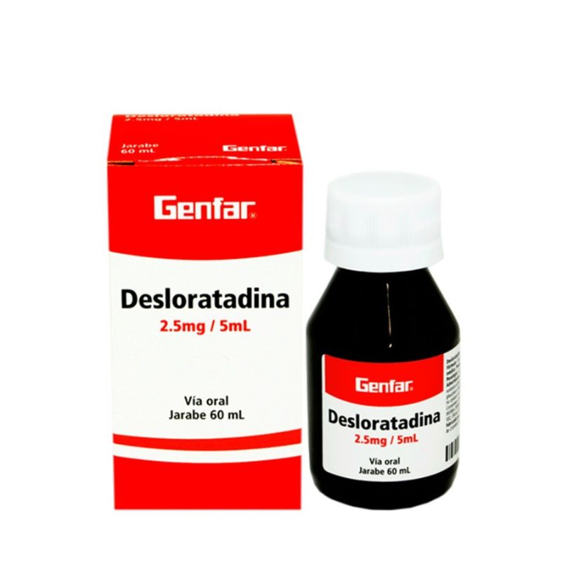 Desloratadina 2.5 Mg Jarabe - Frasco 60 Ml, , large image number null