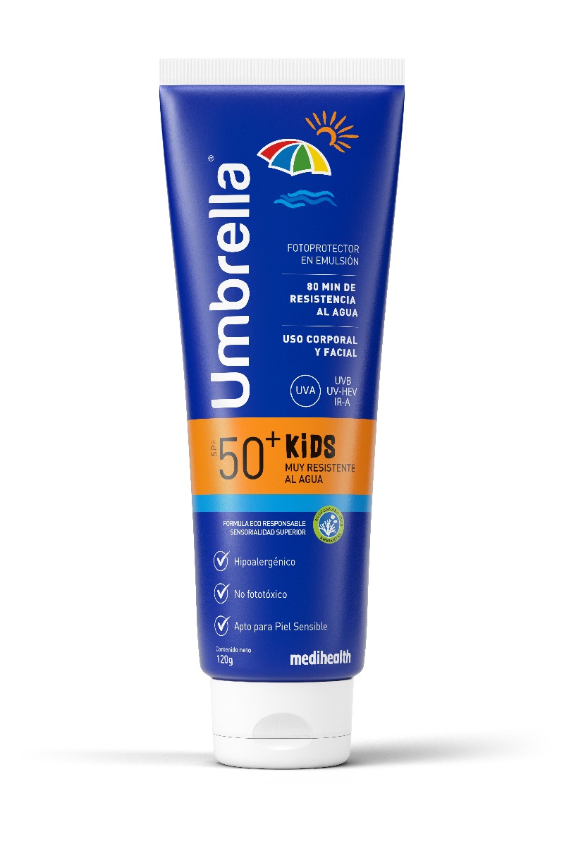 Umbrella Kids Fotoprotector Emulsi&oacute;n SPF 50 Uva - Tubo 120 G, , large image number null