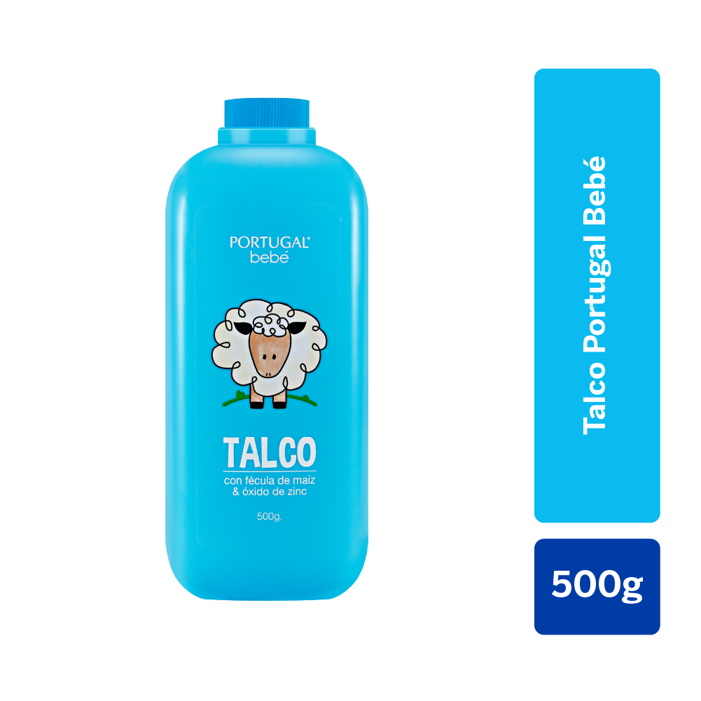 Portugal Beb&eacute; Talco Con Almid&oacute;n de Ma&iacute;z - Frasco 500 Gr, , large image number null