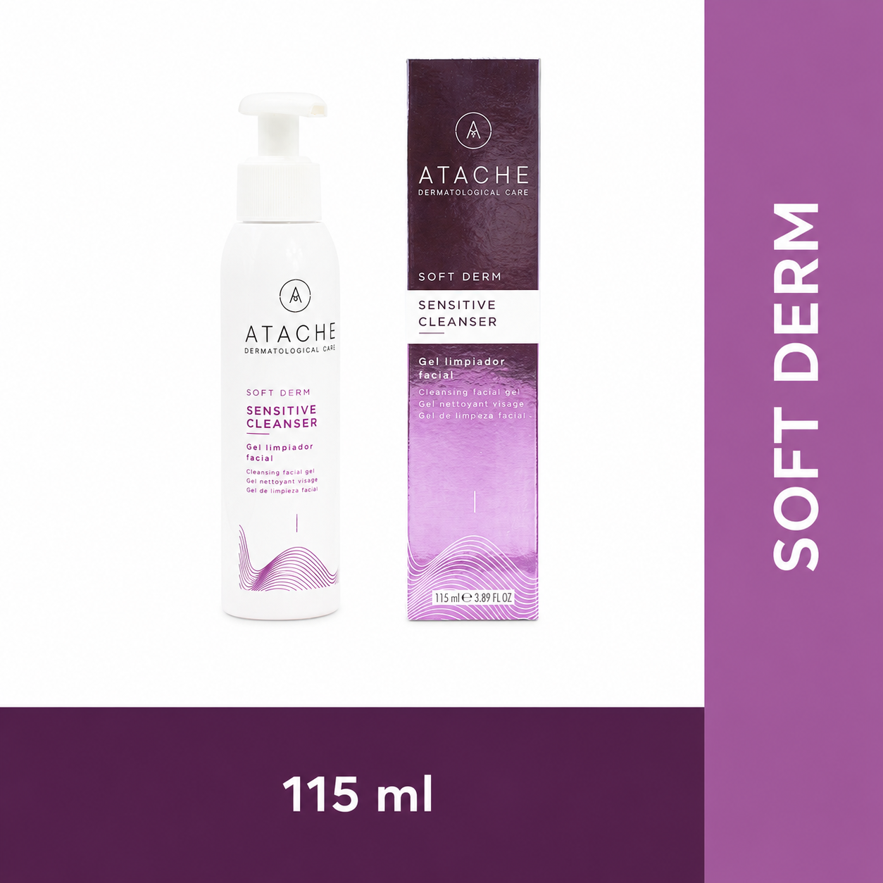 Atache Soft Derm Sensitive Cleanser - Frasco 115 Ml, , large image number null