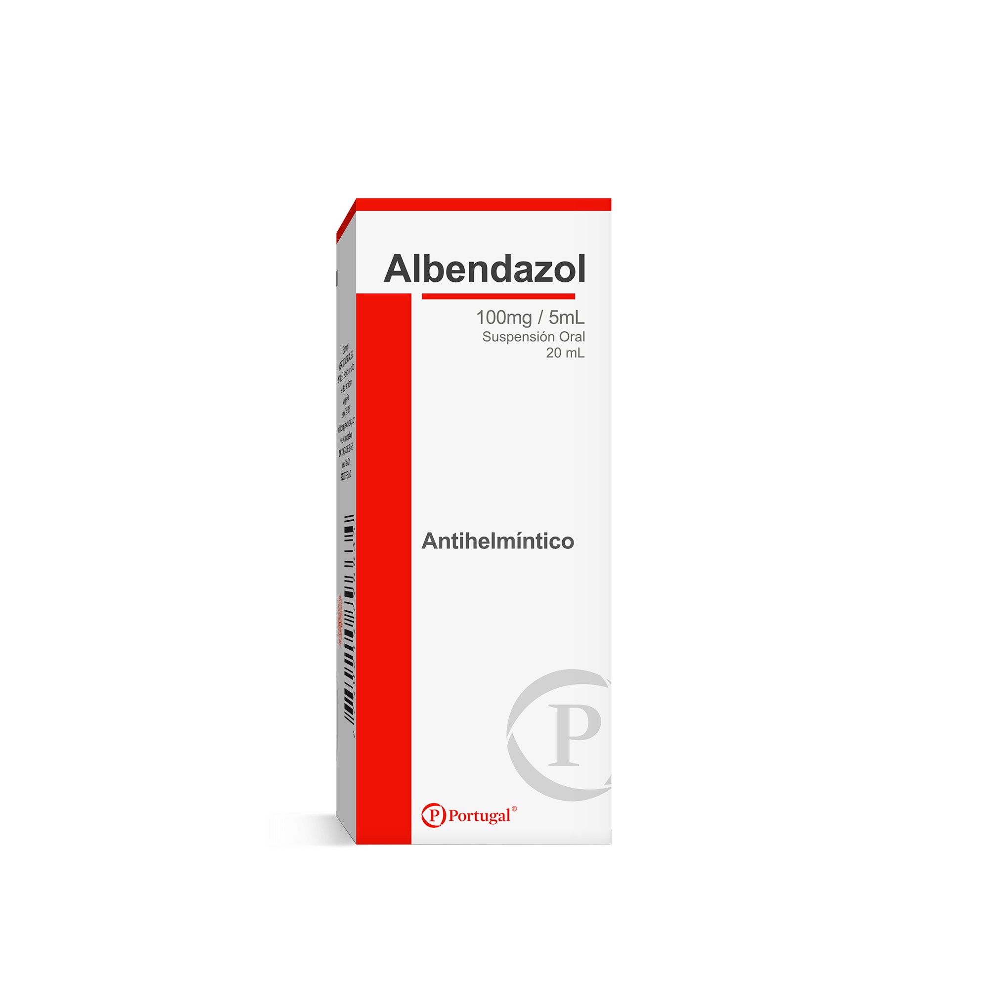 Albendazol 100Mg/5Ml Suspensi&oacute;n Oral - Frasco 20 ML, , large image number null