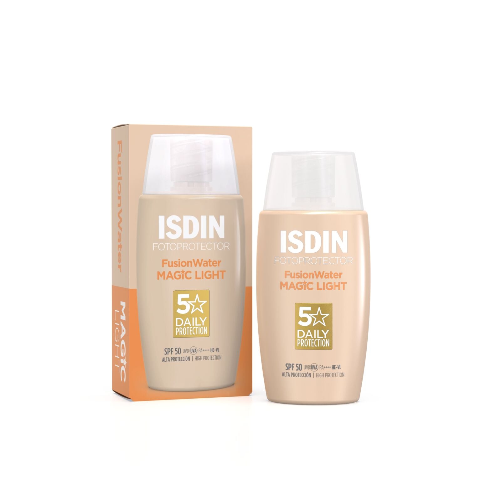 Isdin Fotoprotector Fusion Water Magic Color Light SPF 50 - Frasco 50 ML, , large image number null