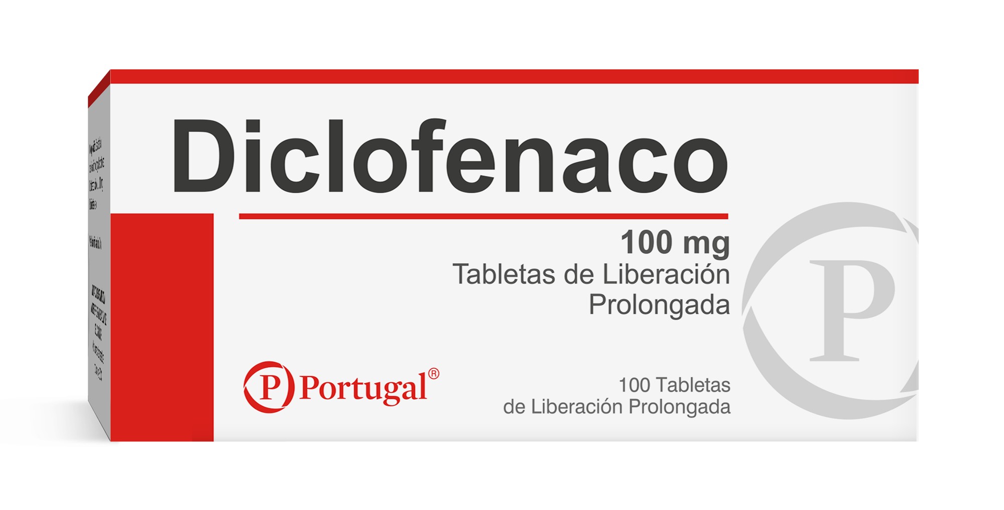 Diclofenaco 100 Mg Tabletas de Liberaci&oacute;n Retardada - Caja 100 UN, , large image number null