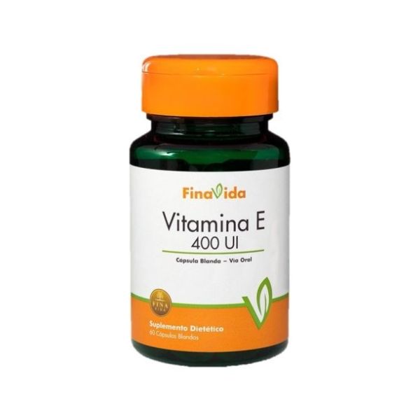 Suplemento Diet&eacute;tico Vitamina E FinaVida C&aacute;psulas Blandas - Frasco 60 Un, , large image number null