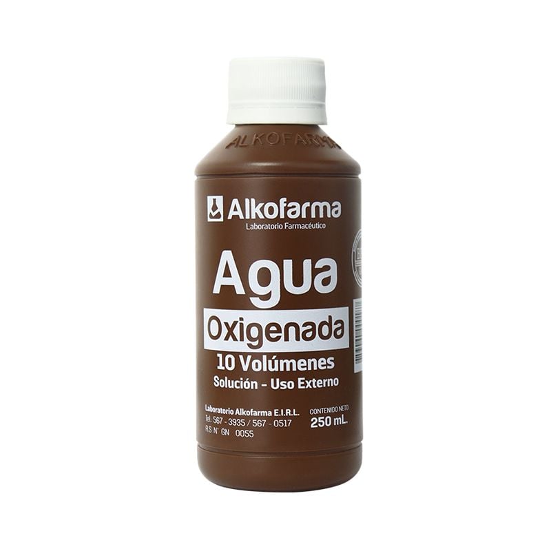 Agua Oxigenada 10 Vol  - Frasco 250Ml, , large image number null