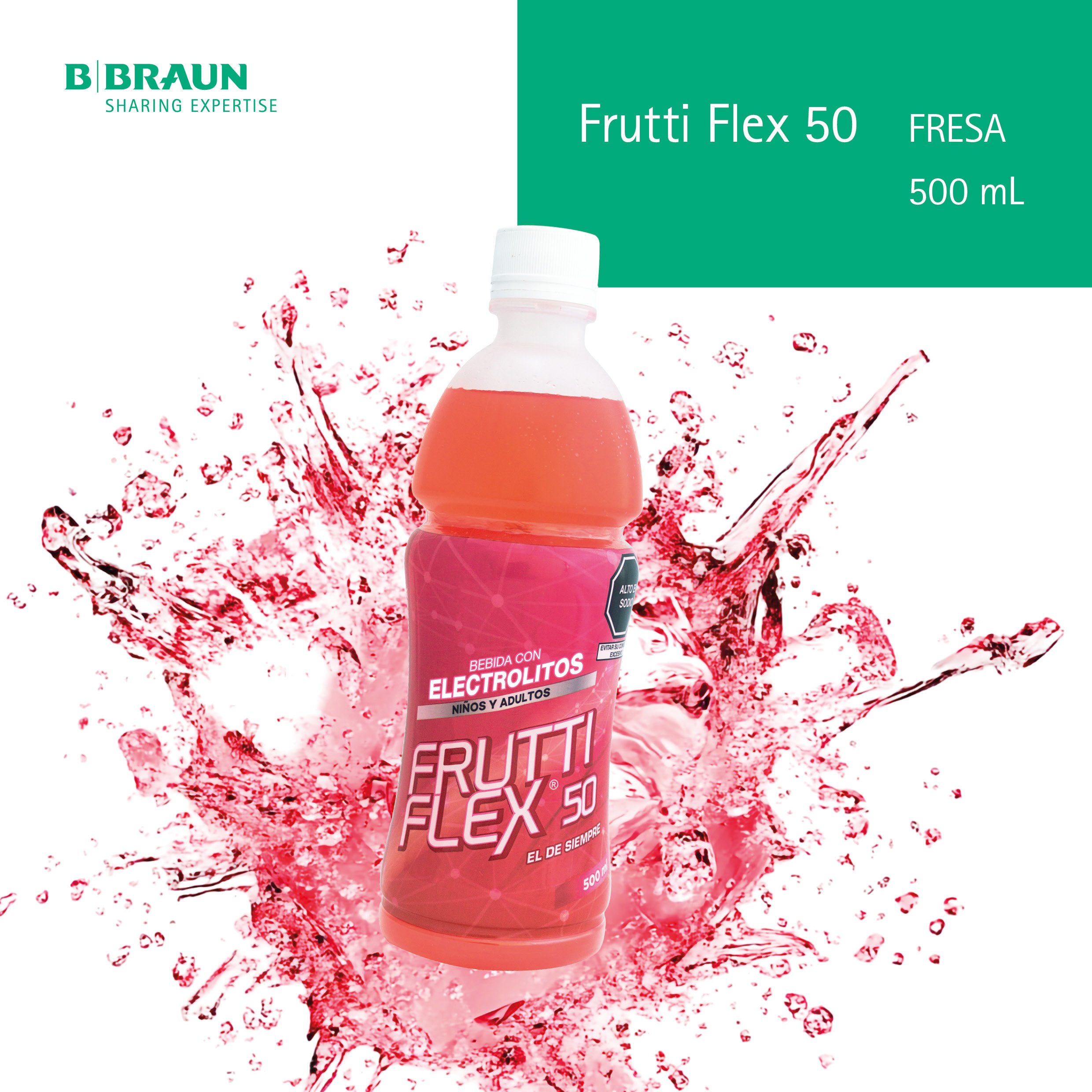 Fruttiflex 50 Fresa - Frasco 500 ML, , large image number null