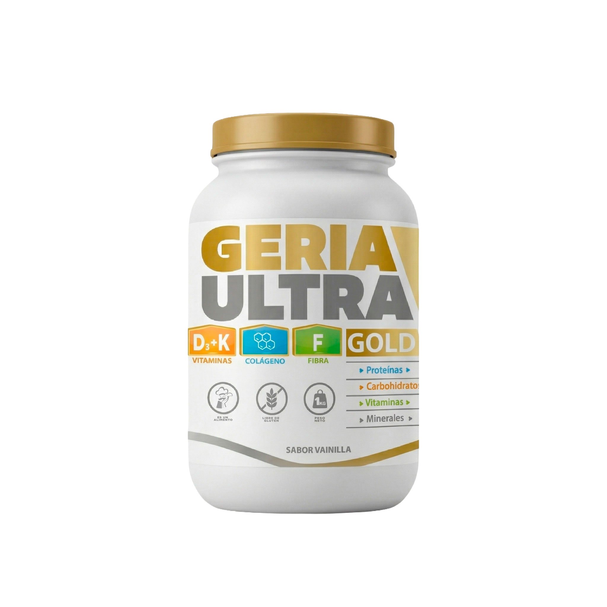 GeriaUltra Gold Sabor Vainilla - Pote 1Kg, , large image number null