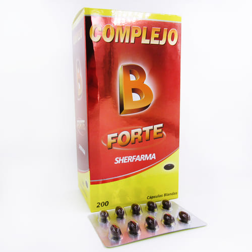 Complejo B Forte  - Bl&iacute;ster 10 UN, , large image number null