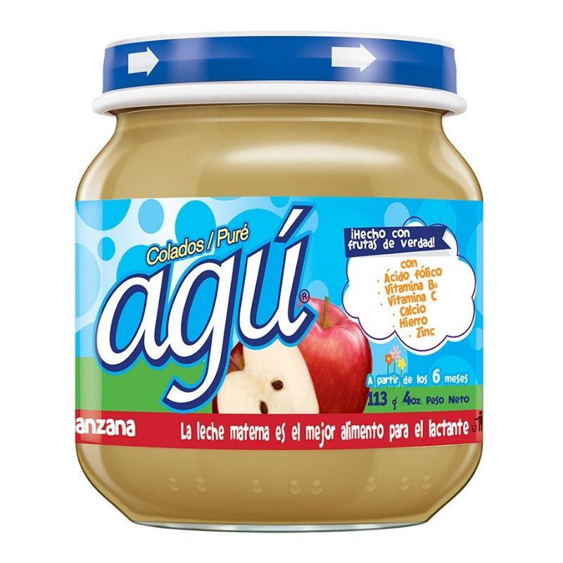 Agu Colado Manzana - Pote 113 G, , large image number null