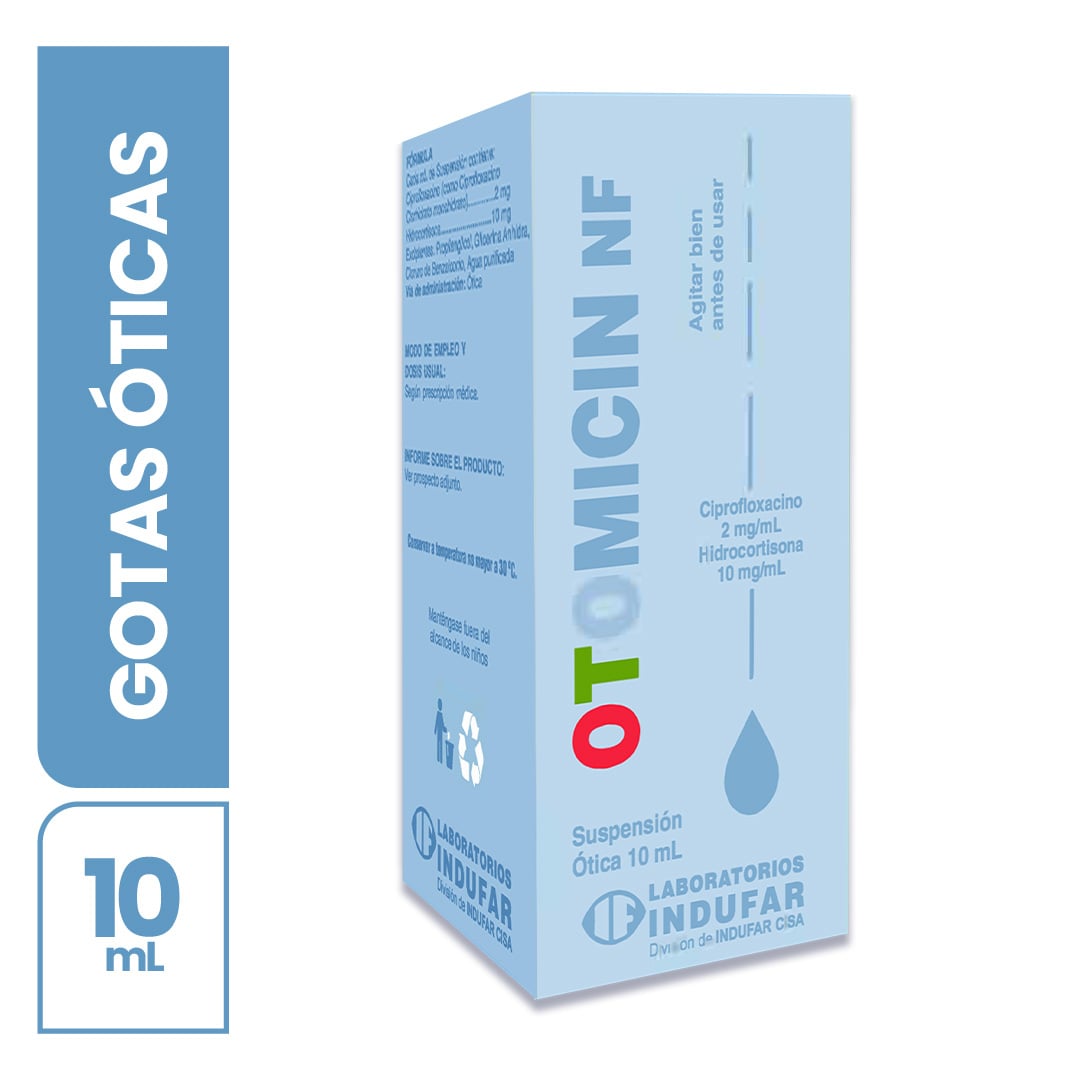 Otomicin NF Gotas &Oacute;ticas - Frasco 10 Ml, , large image number null