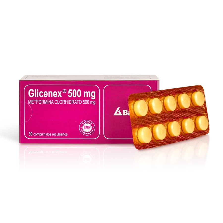 Glicenex 500 Mg - Caja 30 UN, , large image number null