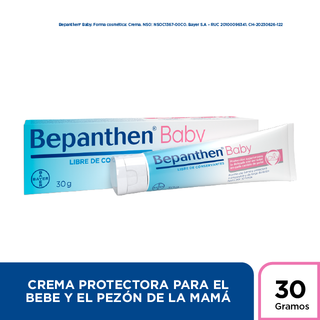 Bepanthen Baby Crema Protectora - Tubo 30 G, , large image number null