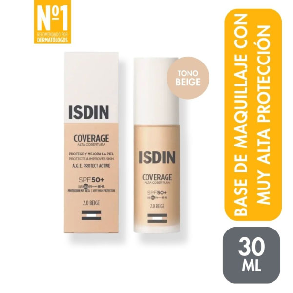 Isdin Coverage SPF50 Beige - Frasco 30G, , large image number null