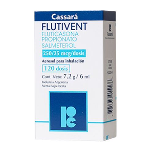 Flutivent 250/25 Mcg Aerosol para inhalaci&oacute;n - Frasco 120 DSS, , large image number null