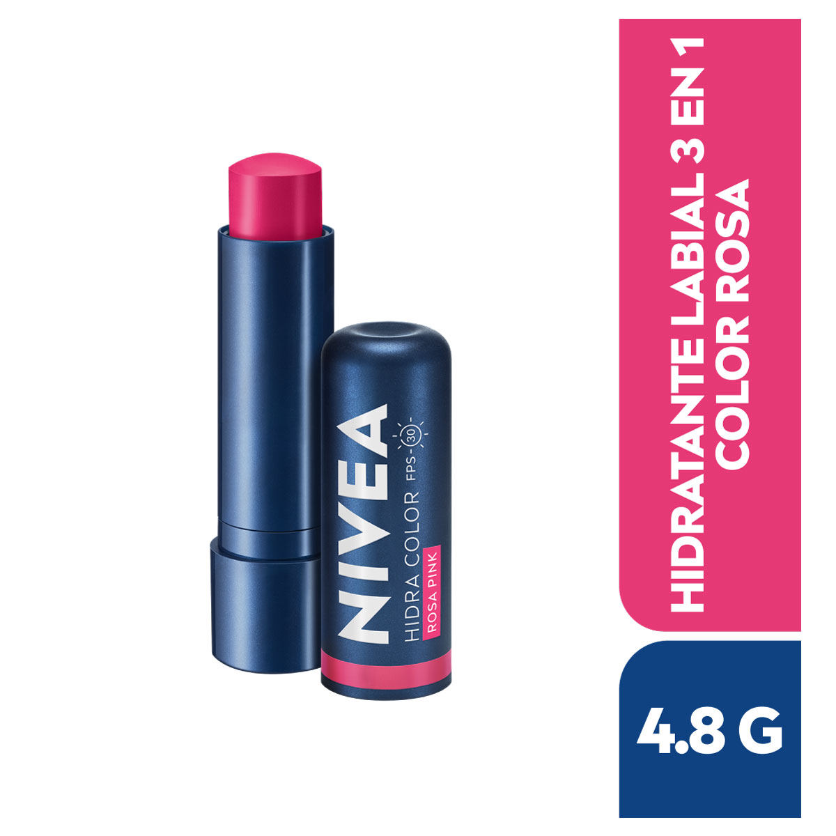 Labial Nivea Lip Care Pink FPS 30 - Tubo 4,8 G, , large image number null