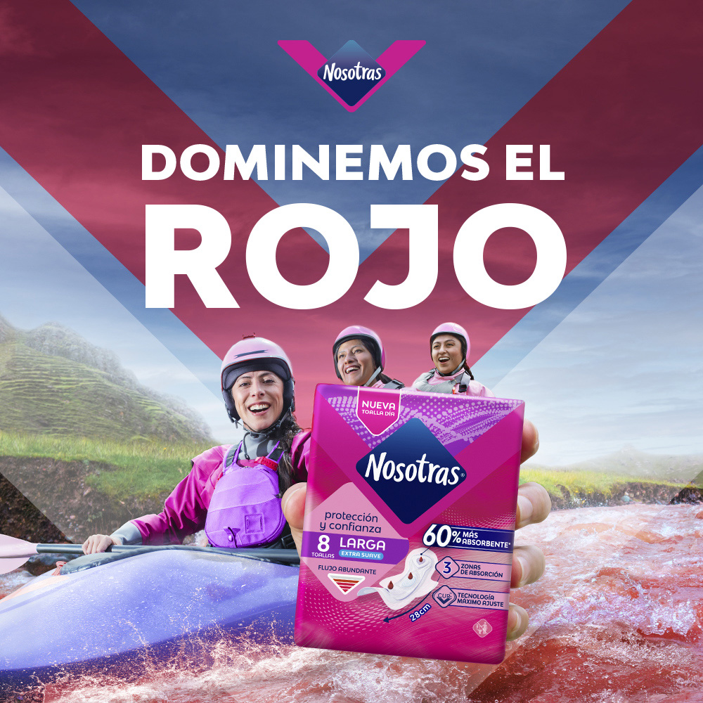 Nosotras Larga Extra Suave Protecci&oacute;n y Confianza - Bolsa 8 UN, , large image number null