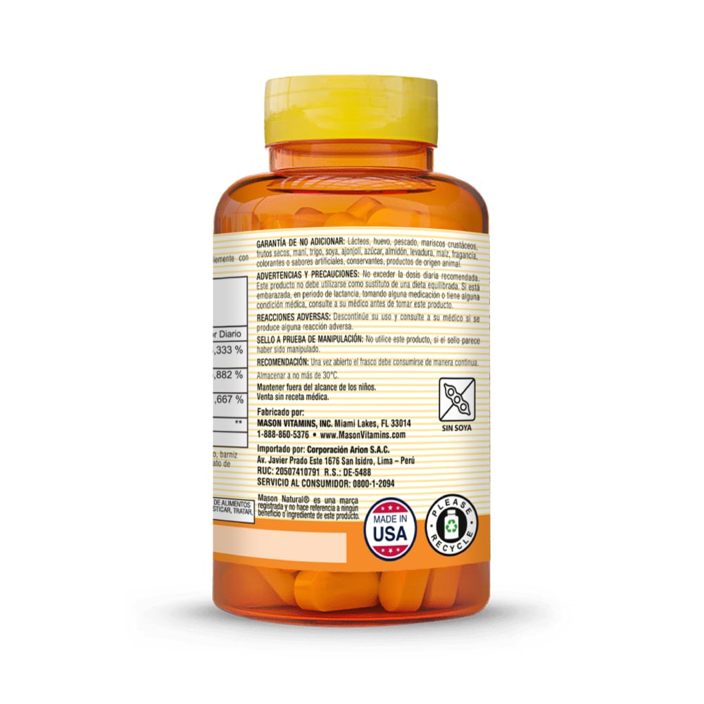 Neuro Complex B1, B6 y B12 Con Acido Alfa Lipoico - Frasco 60 UN, , large image number null