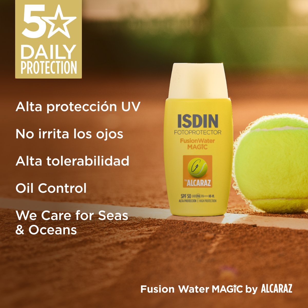 Isdin Fotoprotector Fusion Water Magic by Alcaraz SPF50 - Frasco 50 ML, , large image number null